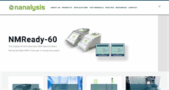 Desktop Screenshot of nanalysis.com